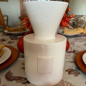 Happy Everything White Small Dot Vase